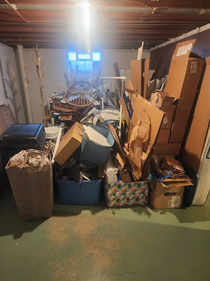 Roll-off dumpster container at job site for Construction Dumpster Rental in Keystone